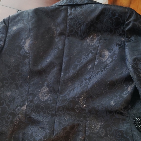 Kat Unger New York Sequined Blazer Jacket Size 12 - Picture 15 of 16